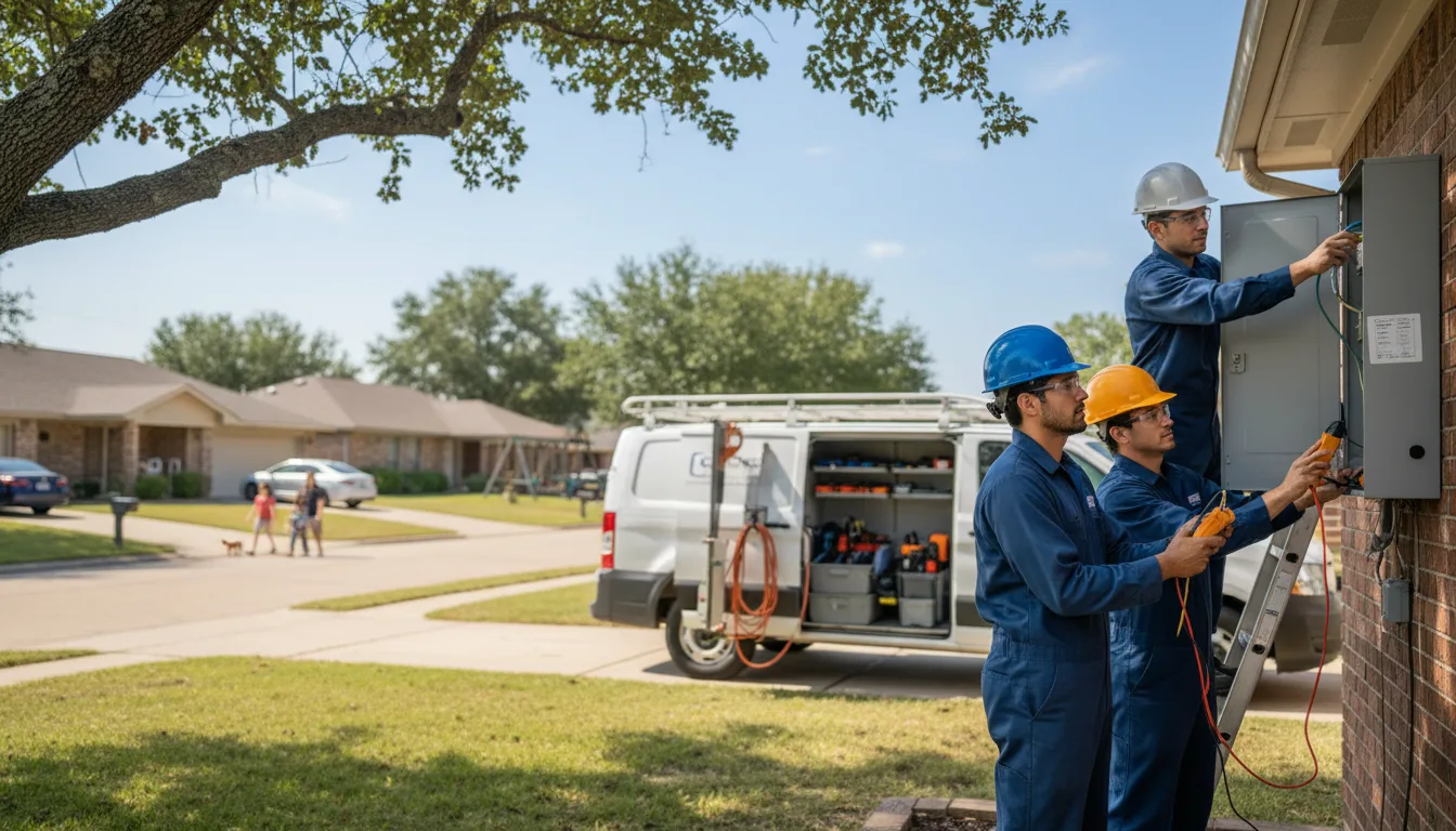 Certified electrician providing emergency electrical services in Perryton, TX